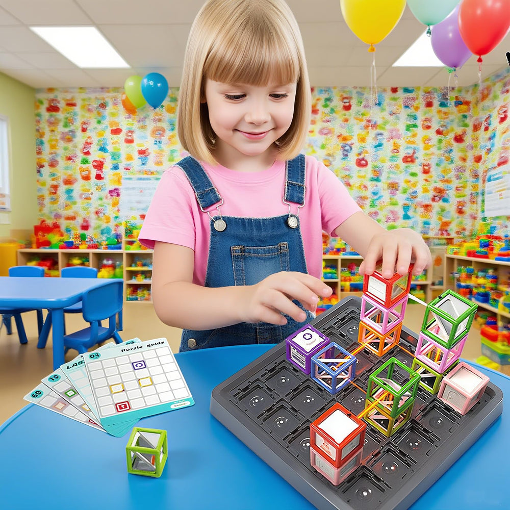 GLASSMARC Laser Maze Game compact kit provides versatile learning moments for classrooms or family time during after-school activities