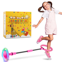 GleeGlow ankle skip ball wheel lights up for outdoor play adventures