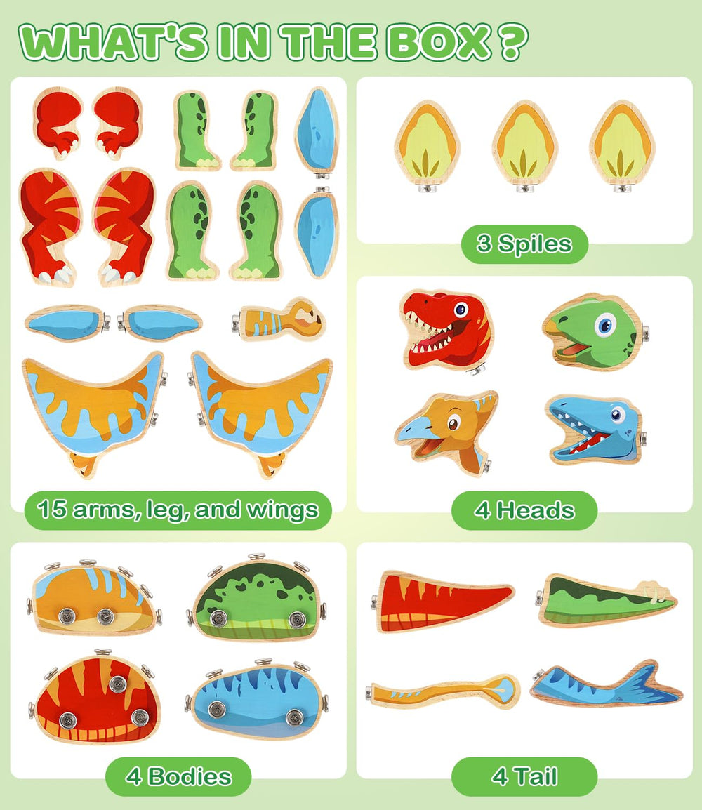 GLEEHAPY classroom home education dino play supports hands on learning