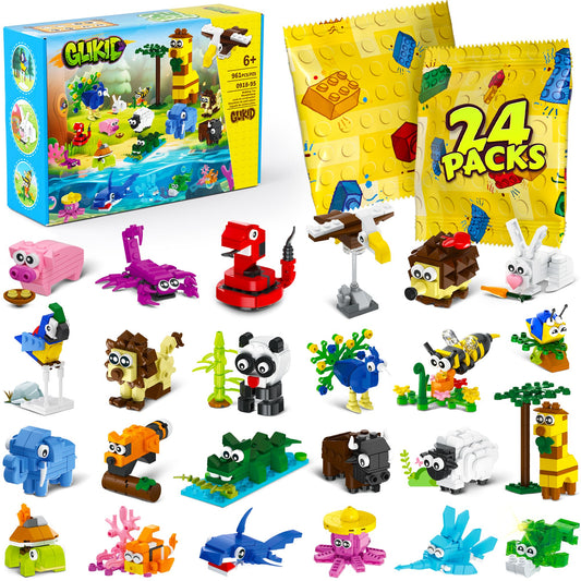 Glikid 24 packs animal blind bags ready for surprise play and party planning.