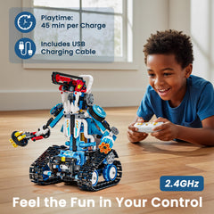 Glikid 5 in 1 RC kit app-control view showing Bluetooth app interface.