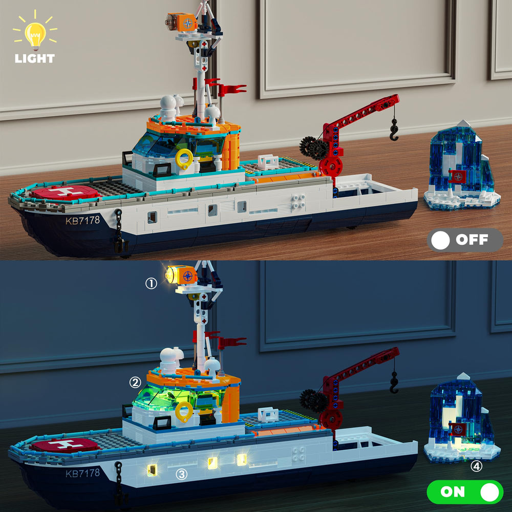 Glikid crane arm and pulley highlight interactive lifting during submersible deployment