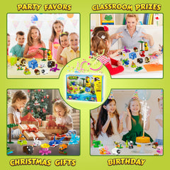 Glikid safe, non-toxic materials ensure kid-friendly construction play.