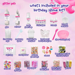 Glitter Galz slime activator bottle with tidy storage