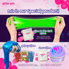 Glitter Galz swirl and stretch for imaginative play with vibrant colors.