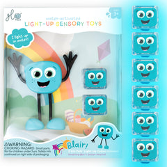 Glo Pals water-activated bath toy cubes glow in water during bath time