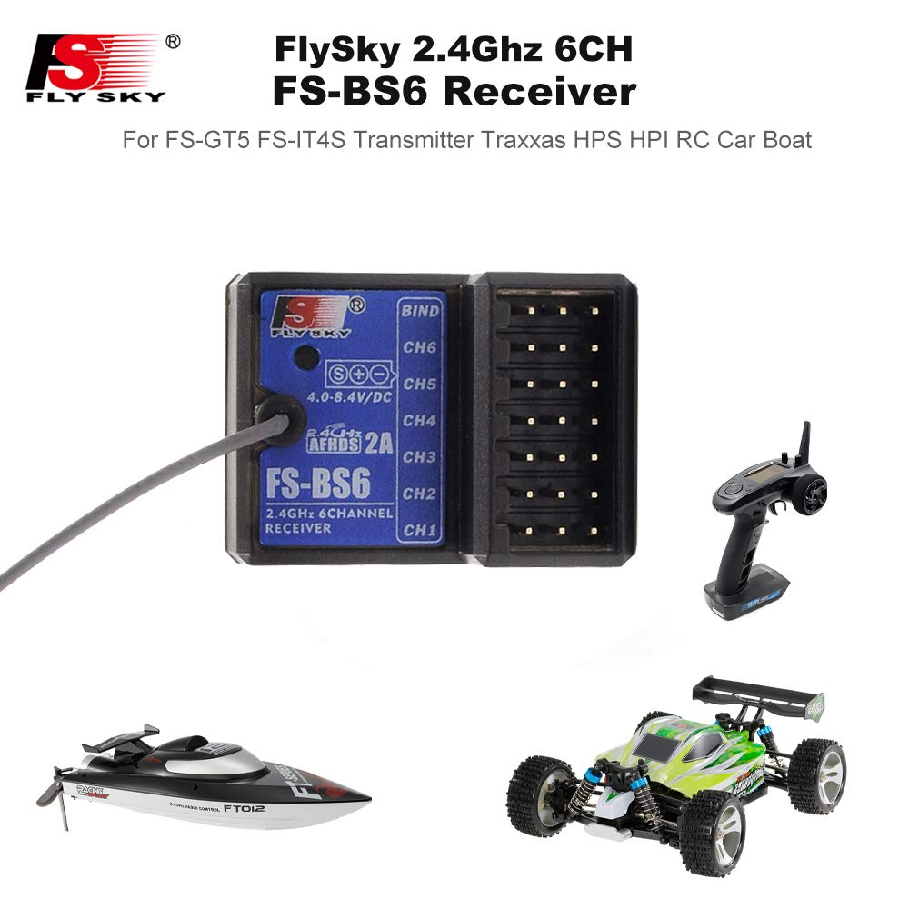 FS-BS6 binding process shown for rapid, stable link with compatible transmitters.