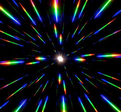 GloFX rainbow diffraction glasses shine during group events and shows