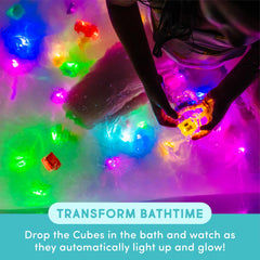 Glo Pals green Pippa cube supports discovery and cause-and-effect with water
