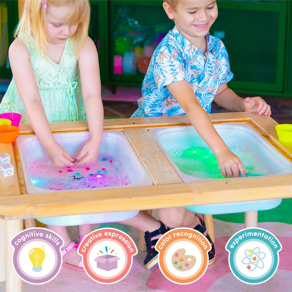 Glo Pals BPA-free safety materials promote comfortable, worry-free water play