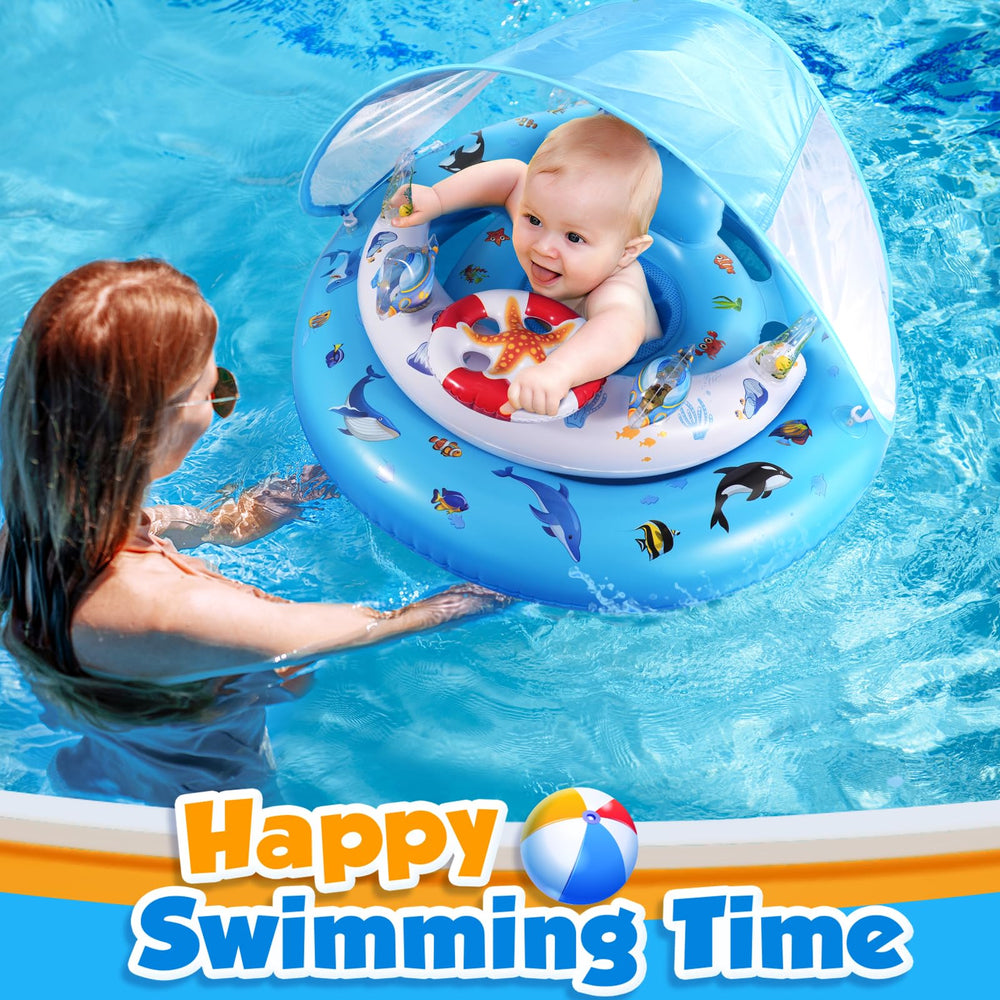 GLOPUS packaging box for the baby pool float in vibrant colors