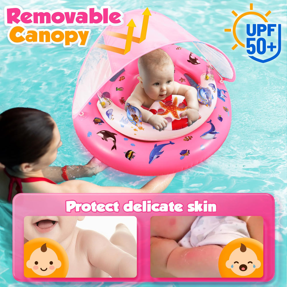 GLOPUS infant float featuring adjustable safety seat for secure sessions