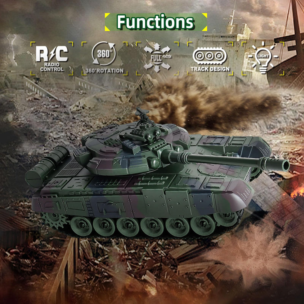 Glorryearst RC Tank battery-charging highlights quick recharge for extended sessions.