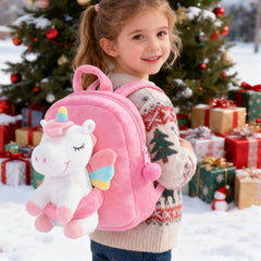 Gloveleya compact 9-inch size fits snacks and small toys.