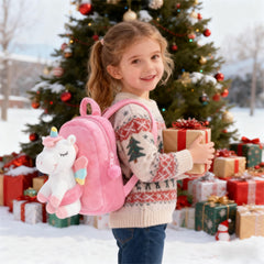 Gloveleya soft plush fabric feels gentle on little shoulders during wear.