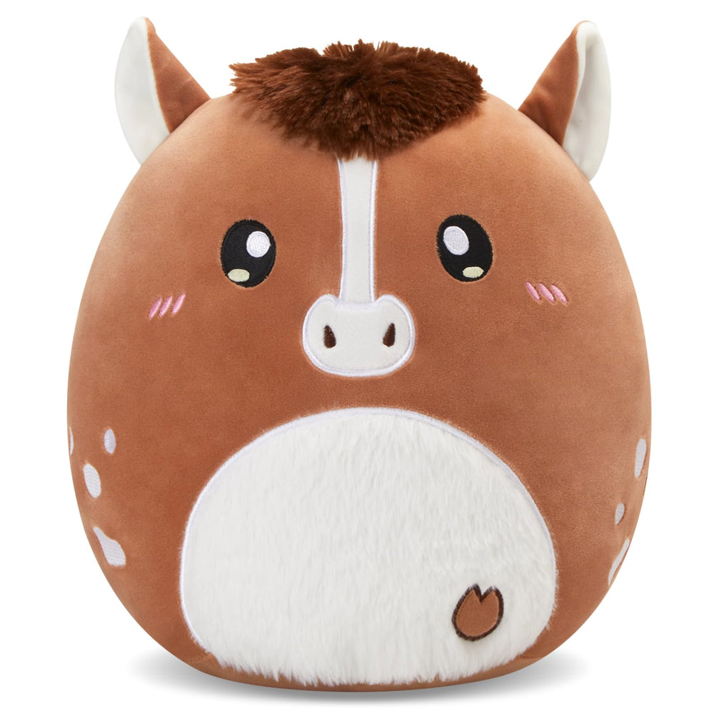 Glow Guards quarter horse plush pillow 12-inch for relaxing hugs and cuddle moments.