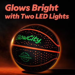 GlowCity glow ball provides up to 30 hours of glow for night sessions