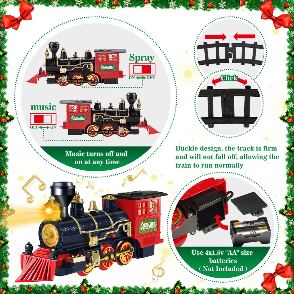 Gloween interlocking track buckles securely to prevent derailment.