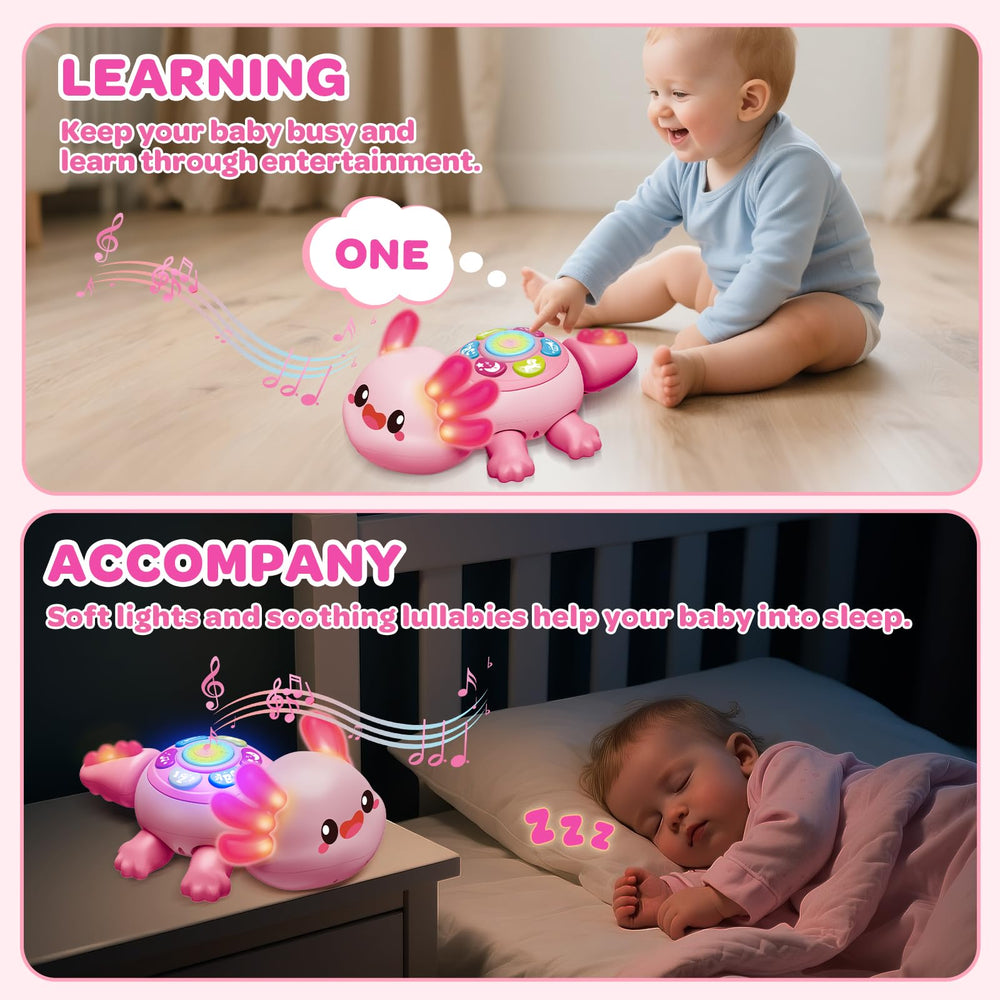 GMAOPHY axolotl toy soft lights create calm, engaging play sessions
