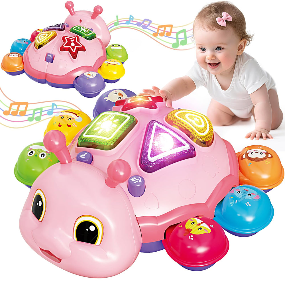 GMAOPHY baby crawling ladybug musical toy inspires movement and exploration.