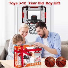 GMAOPHY indoor basketball set folds to save space between uses.
