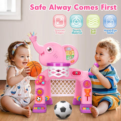 GMAOPHY lights and sounds playset enhances sensory exploration.