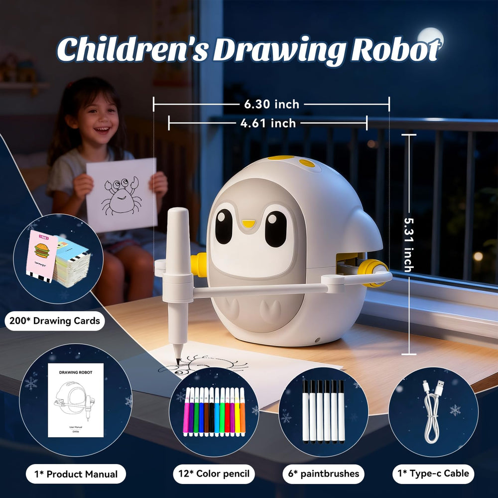 GMYGBY Drawing Robot smart music enhances focus