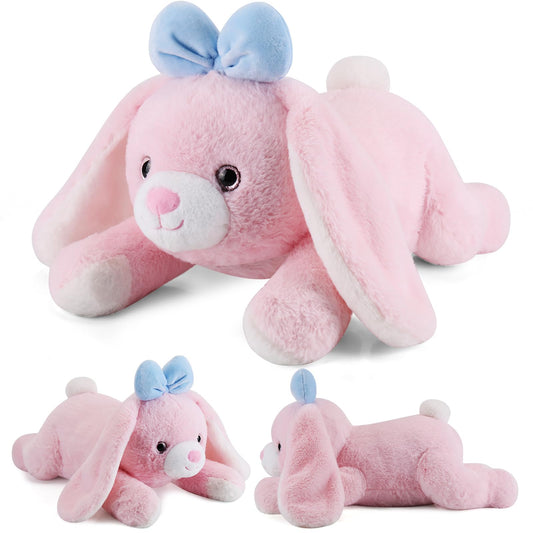 Gnomantic bunny weighted stuffed animal 22 inch for cozy snuggle and soothing night comfort.