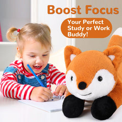 Gnomantic Fox weighted plush supports a sense of security during bedtime.