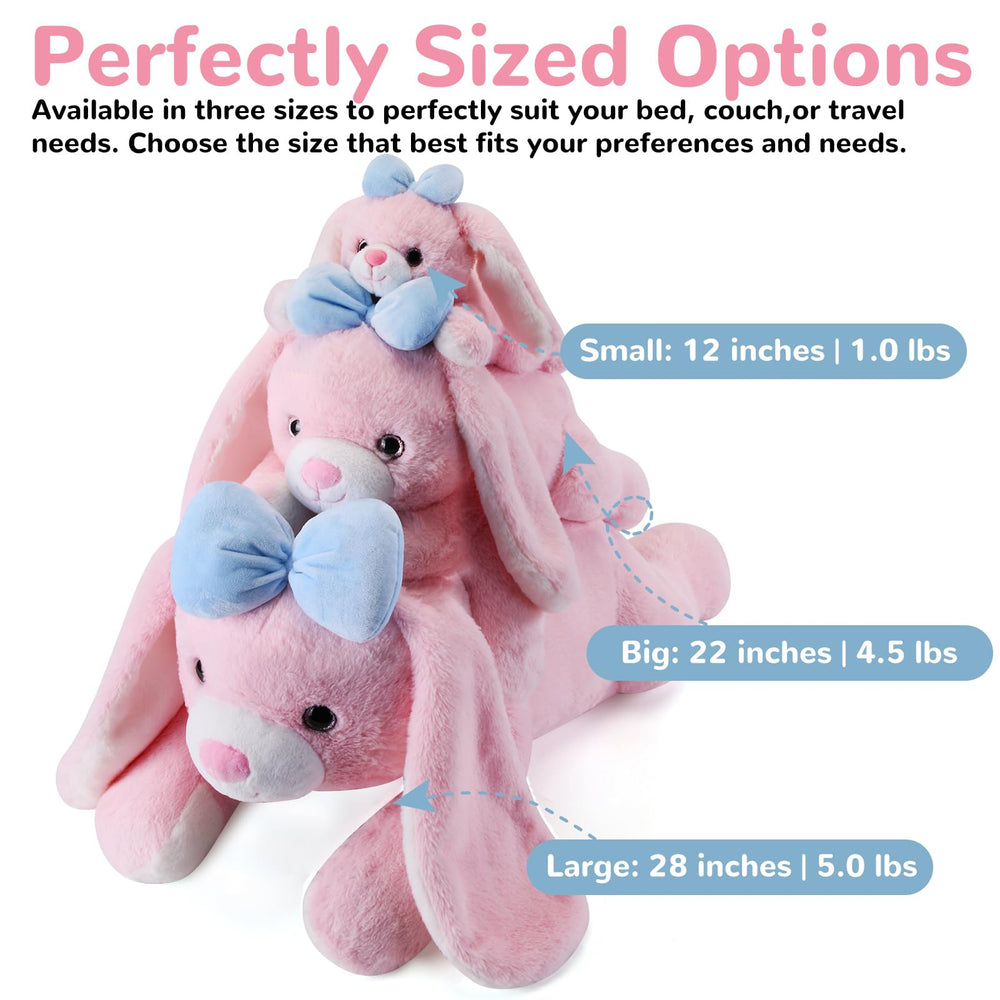 Gnomantic soft fluffy bunny toy delivers cuddle-worthy softness and mood-brightening moments.