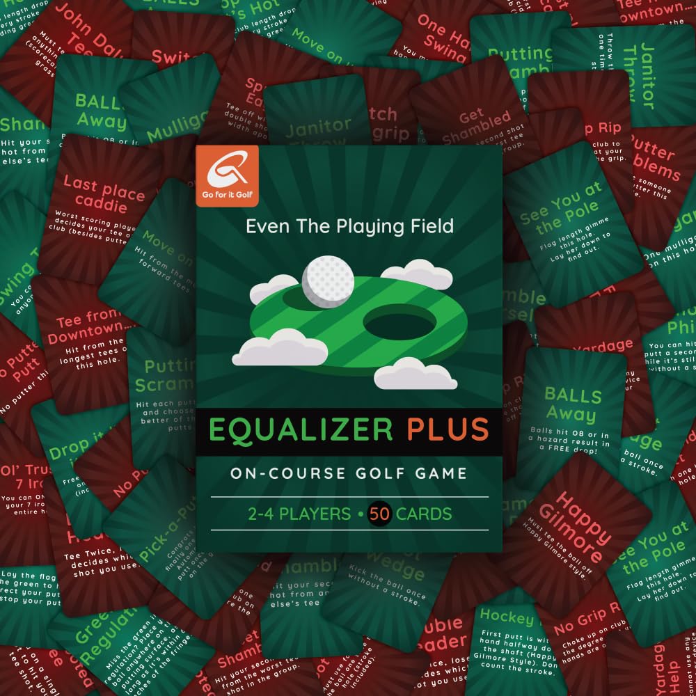 Go For It Golf Equalizer advantage cards motivate trailing players.
