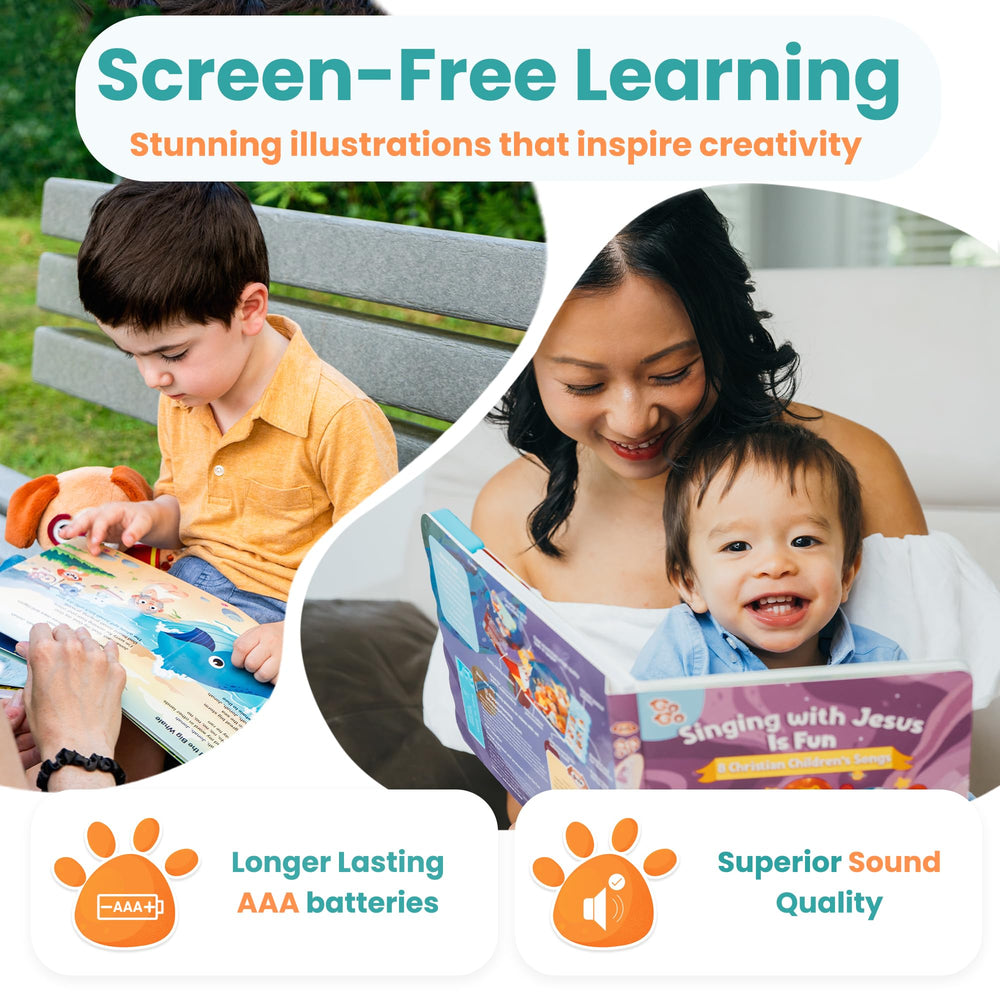 GO GO Bible Story Songs durable board pages for busy toddlers