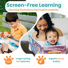GO GO Bible Story Songs durable board pages for busy toddlers