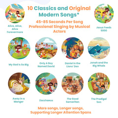 GO GO Bible Story Songs kids singing together during family time