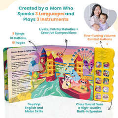 GO GO Creative Nursery Rhymes volume control area for comfortable listening