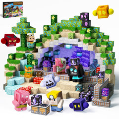 GobiDex 108-piece magnetic blocks with action figures invite imaginative storytelling and hands-on building.