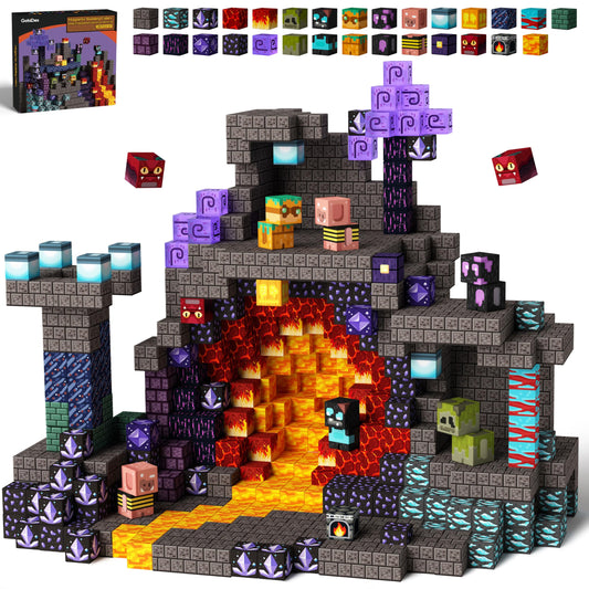 GobiDex 1in magnetic blocks for easy assembly, boosting spatial thinking during play.