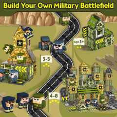 GobiDex base-building components: sturdy magnetic pieces support large, expandable fort and base setups.
