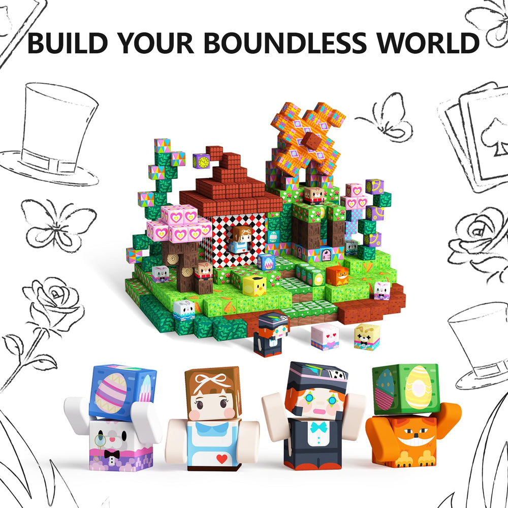 GobiDex cubes demonstrate compatibility with other blocks for expanded builds