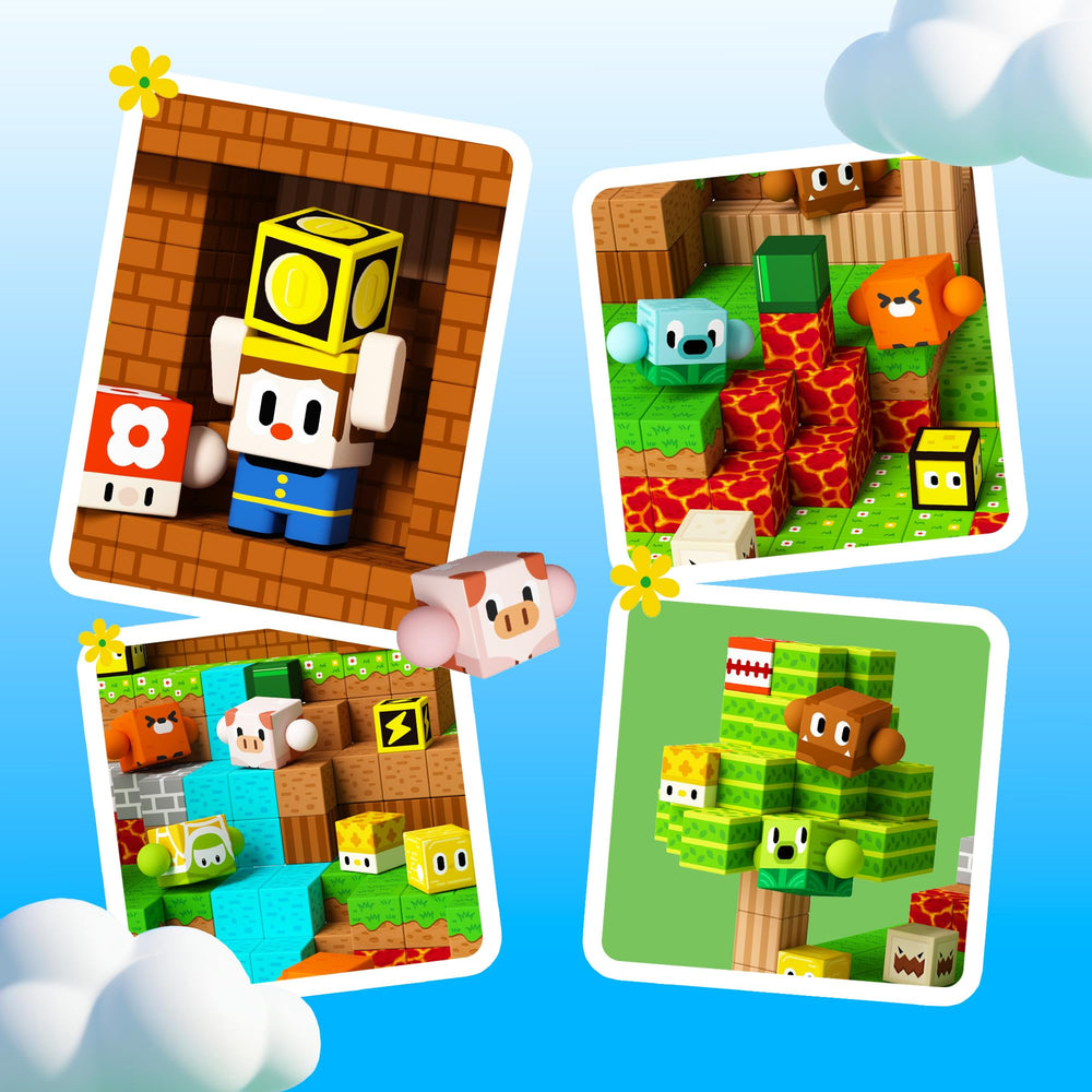 GobiDex durable magnetic cubes allow easy rebuilds for endless level redesigns.