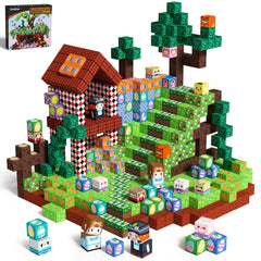 GobiDex Eggscapade blocks building scene promotes imaginative play