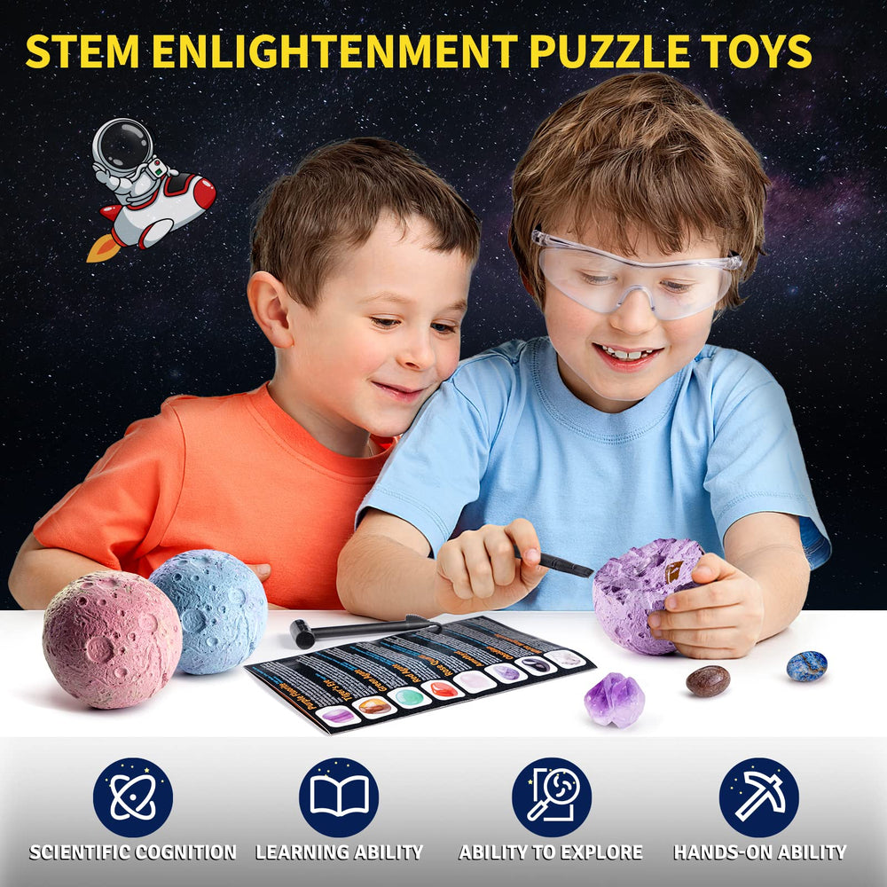 GobiDex Gemstones Dig Kit learning guide with colorful science explanations