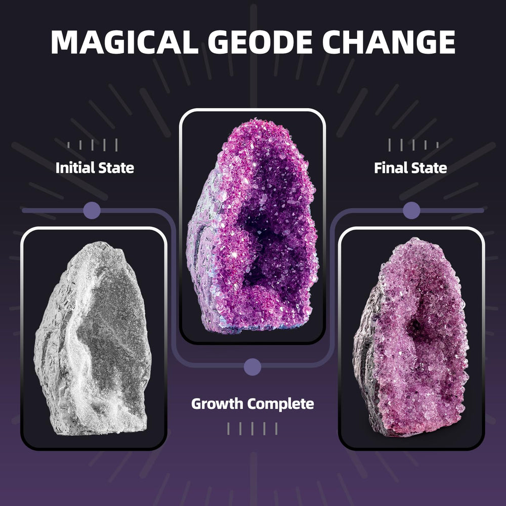 GobiDex Geodes crystal clusters formed after the crystal growth activity.