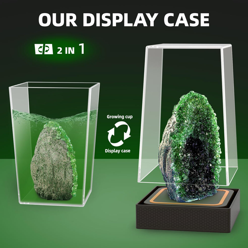 GobiDex Geodes plant-extract dyes provide vivid crystal colors safely