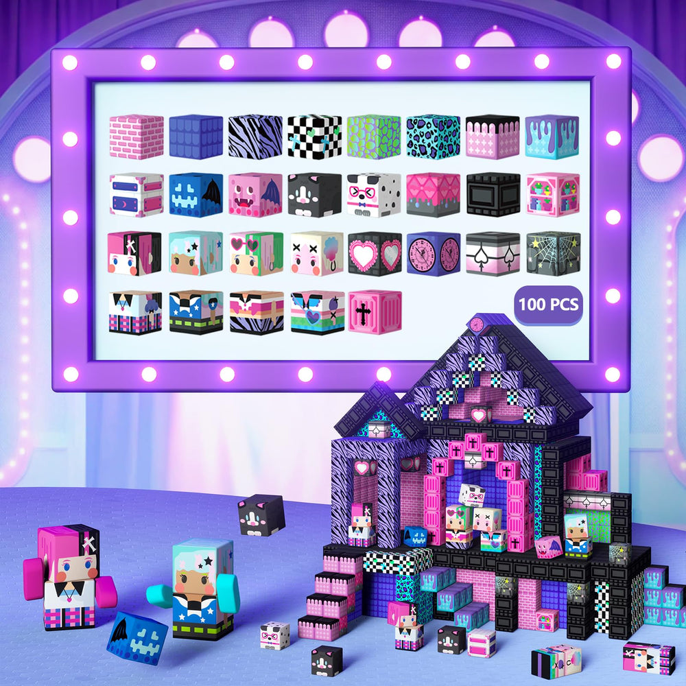 GobiDex magnetic blocks closeup reveals safe magnets and smooth edges