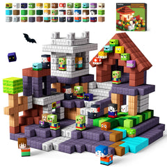 GobiDex magnetic blocks in vibrant colors for creative building sessions.