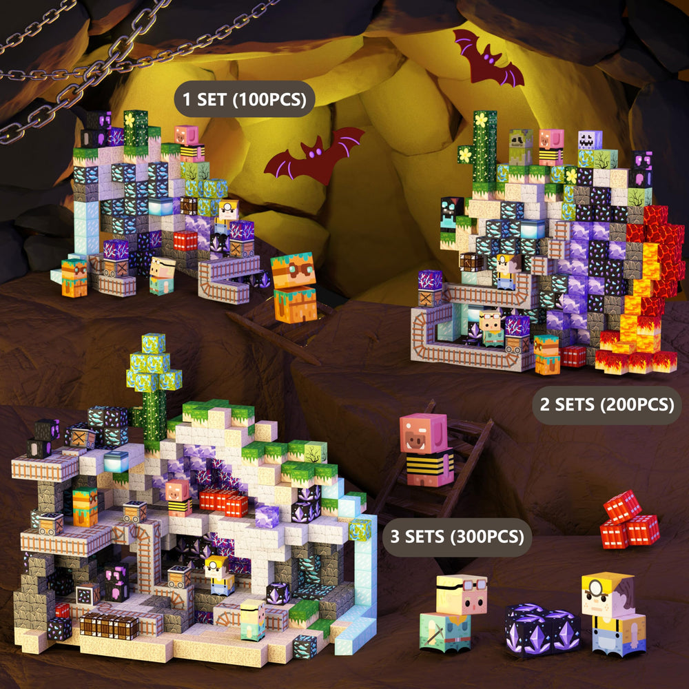 GobiDex amethyst blocks spark imaginative building and color stories