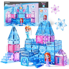 GobiDex magnetic building blocks princess castle for imaginative play and STEM learning