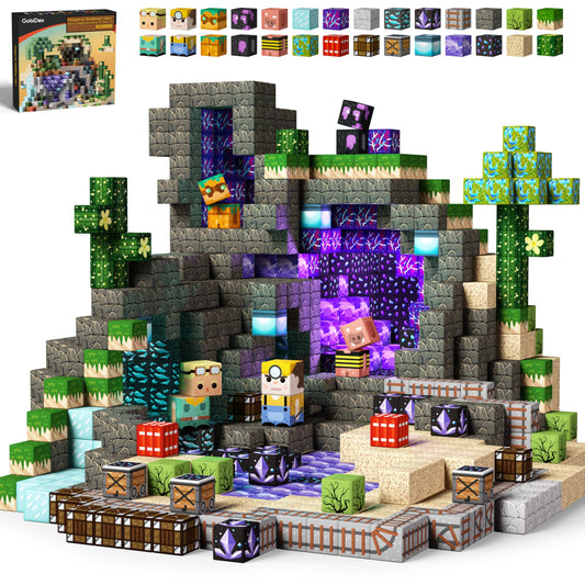 GobiDex magnetic blocks rock pieces for durable, hands-on mining adventures