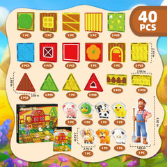 GobiDex tiles work with other brands of the same size to expand play areas